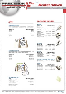 Spring, Alcatel - Adixen, Varian - Agilent, Part# 54149