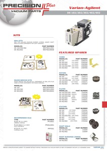 Valve, Bypass, Spring - Fisher Scientific, Galileo, Varian - Agilent, Welch Maxima, DirecTorr, D Series, DS Series, Part# 619385A