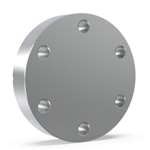 Blank Flange - non-rotatable tapped - St St DN 16 CF