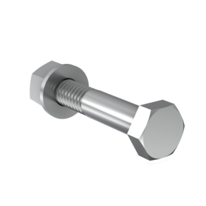 Hex Head Bolt, Nut & Waschers - for clear hole CF flanges metric - DN 63 CF (Silver Plated)