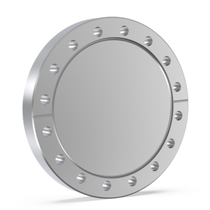 Blank Flange - non-rotatable clear - St St DN 100 CF