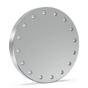 Blank Flange - non-rotatable clear - St St DN 100 CF