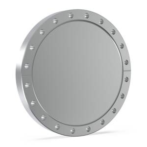 Blank Flange - non-rotatable clear - St St DN 160 CF
