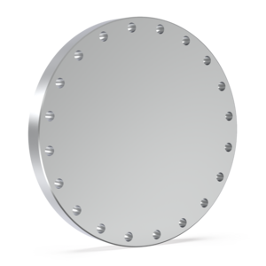 Blank Flange - non-rotatable clear - St St DN 160 CF