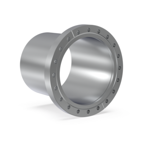 Half-Nipple non-rotatable clear - St St DN 160 CF