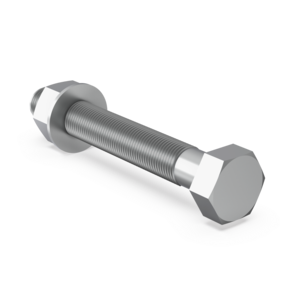 Hex Head Bolt, Nut & Washers - for clear hole CF flanges standard - DN 200 CF